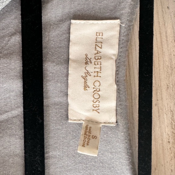 Elizabeth Crosby Blue Suede-Like Shift Dress, size S - Picture 4 of 4